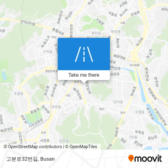 고분로32번길 map