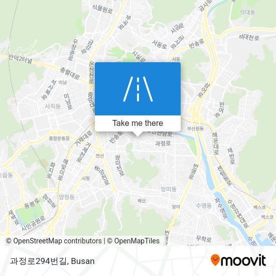 과정로294번길 map