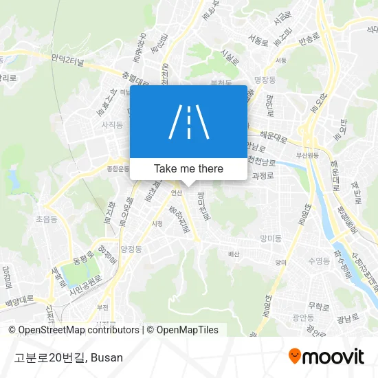 고분로20번길 map
