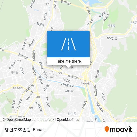 명안로39번길 map