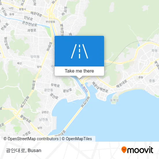 광안대로 map