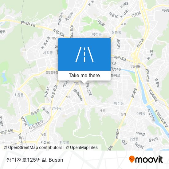 쌍미천로125번길 map