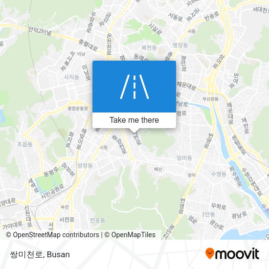 쌍미천로 map