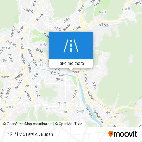 온천천로519번길 map