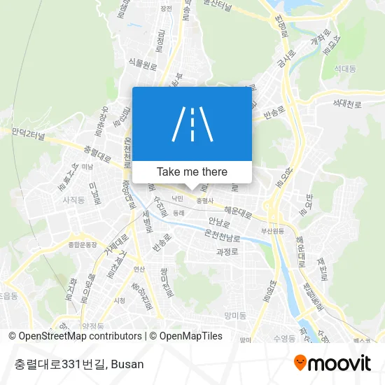충렬대로331번길 map
