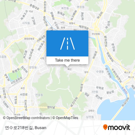 연수로218번길 map