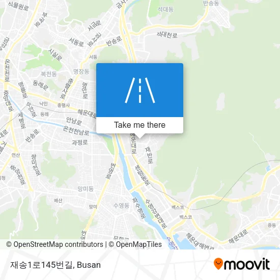 재송1로145번길 map