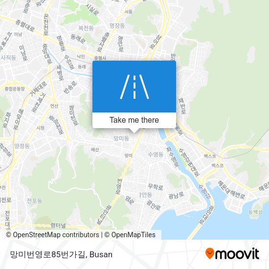 망미번영로85번가길 map