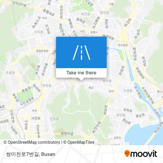 쌍미천로7번길 map