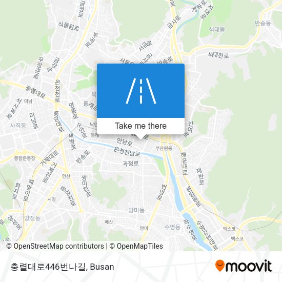 충렬대로446번나길 map