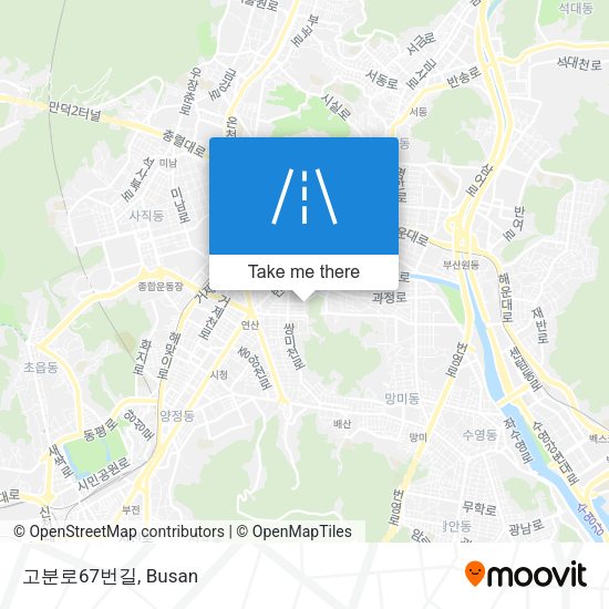 고분로67번길 map