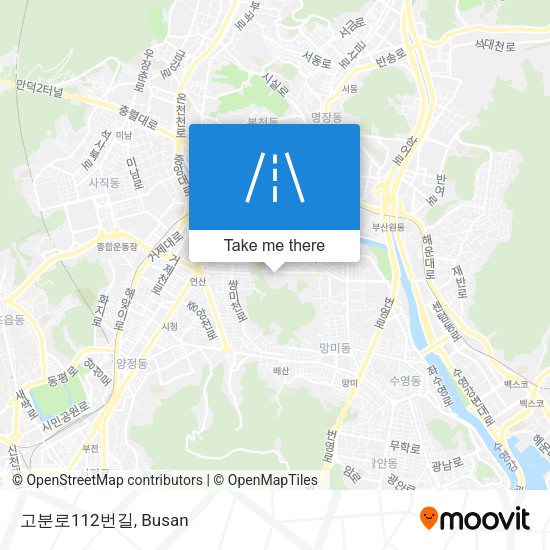 고분로112번길 map