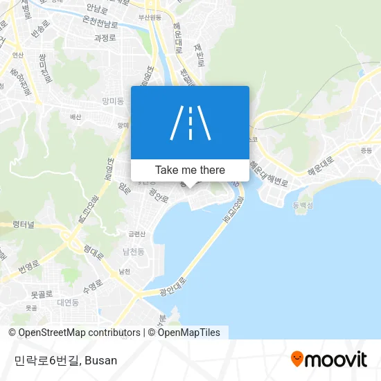 민락로6번길 map