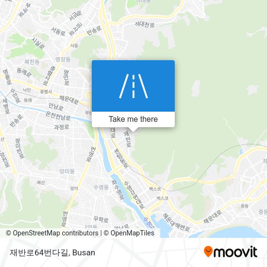 재반로64번다길 map