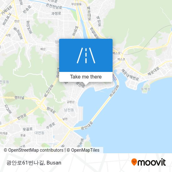 광안로61번나길 map