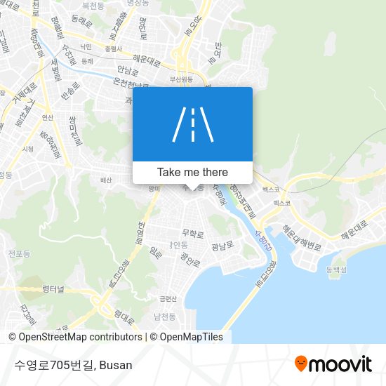 수영로705번길 map
