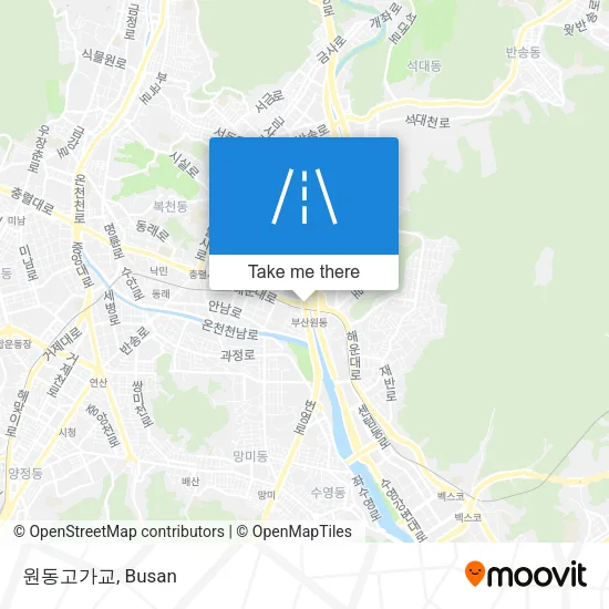 원동고가교 map