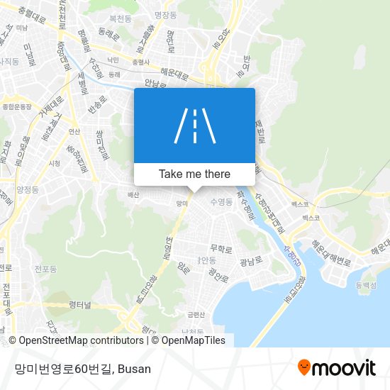 망미번영로60번길 map