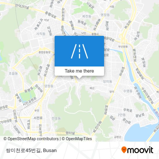 쌍미천로45번길 map