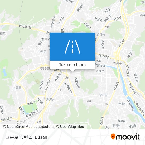 고분로13번길 map