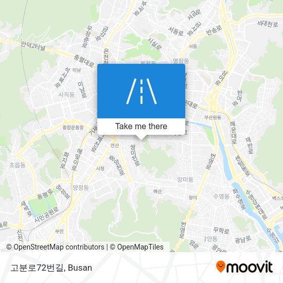 고분로72번길 map