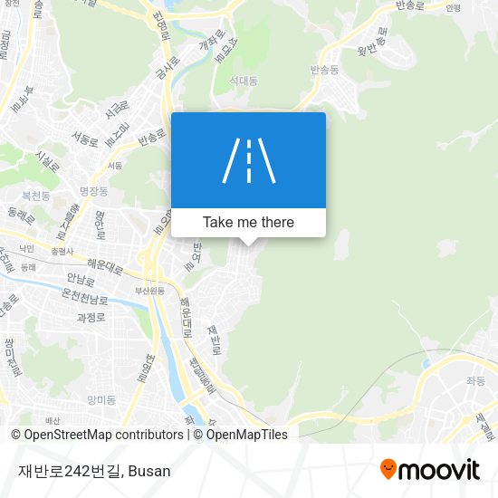 재반로242번길 map