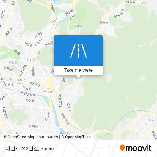 재반로242번길 map