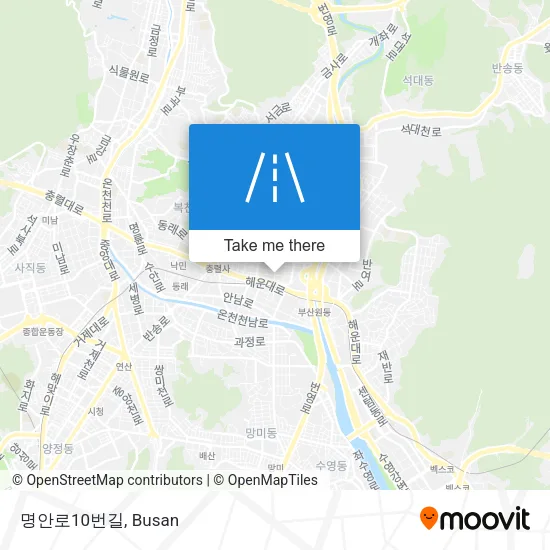 명안로10번길 map