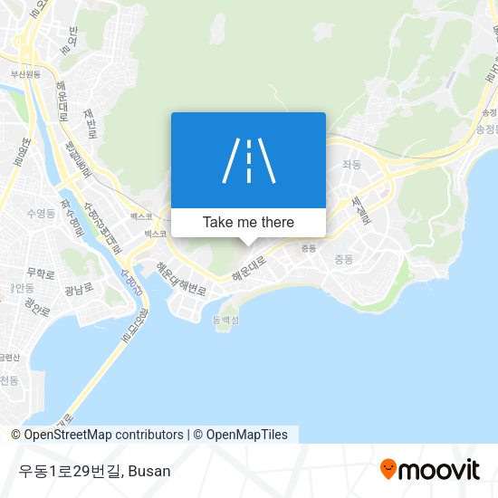 우동1로29번길 map