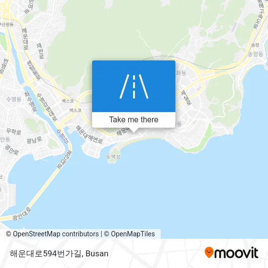 해운대로594번가길 map