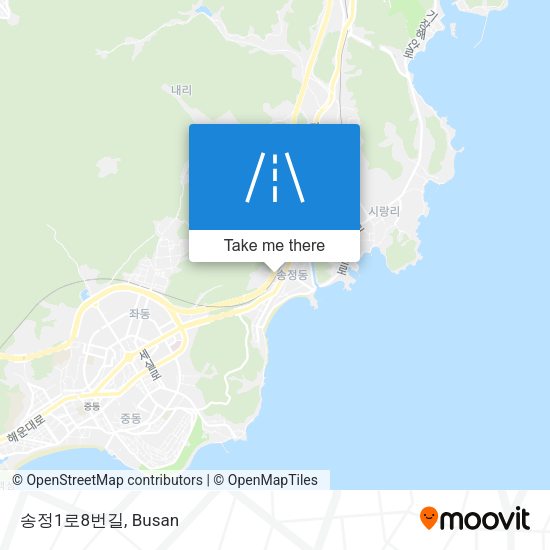 송정1로8번길 map