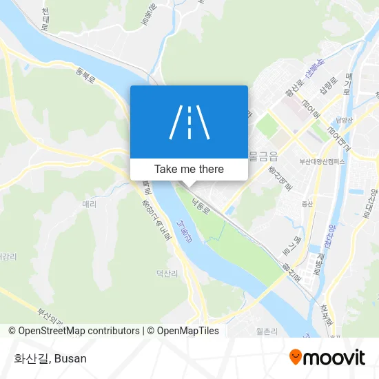 화산길 map