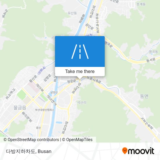 다방지하차도 map