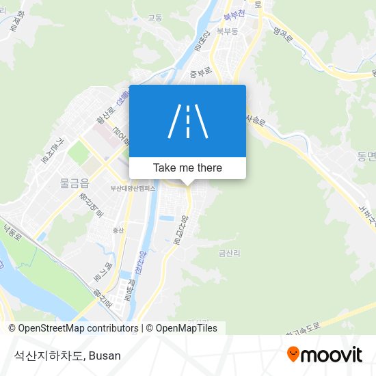 석산지하차도 map