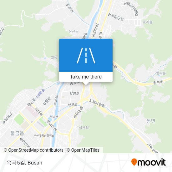 옥곡5길 map