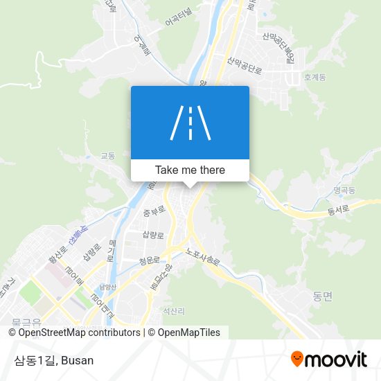 삼동1길 map