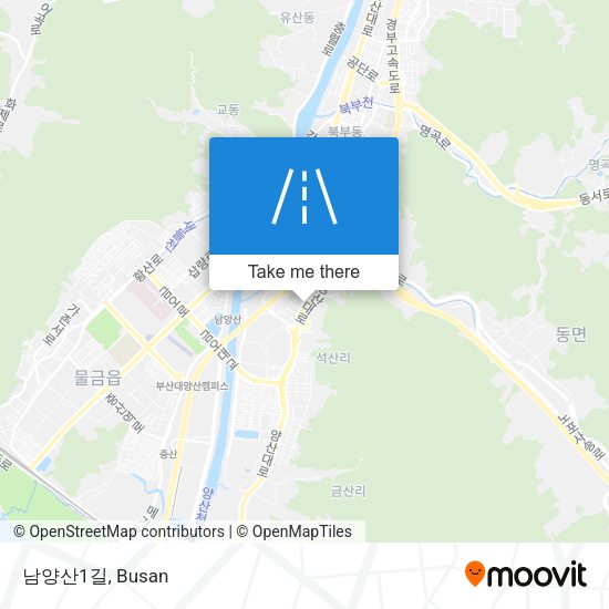 남양산1길 map