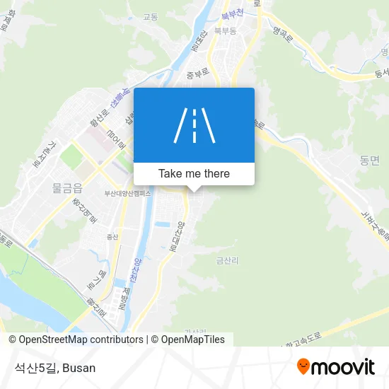 석산5길 map