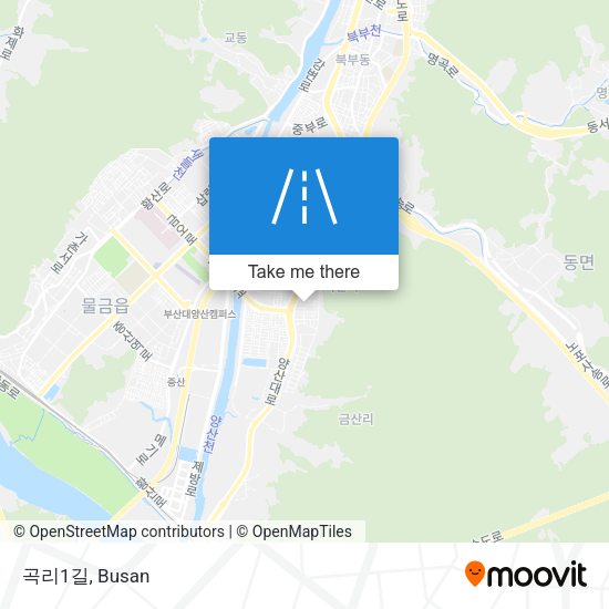 곡리1길 map