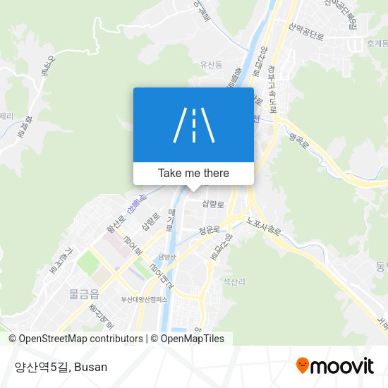 양산역5길 map