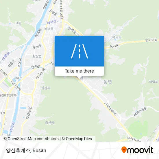 양산휴게소 map