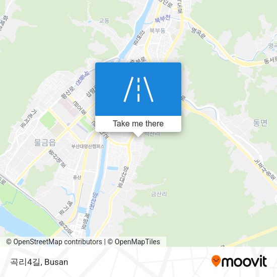 곡리4길 map