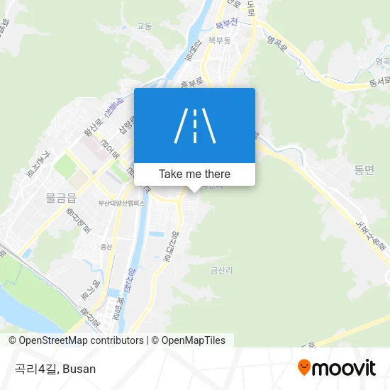 곡리4길 map