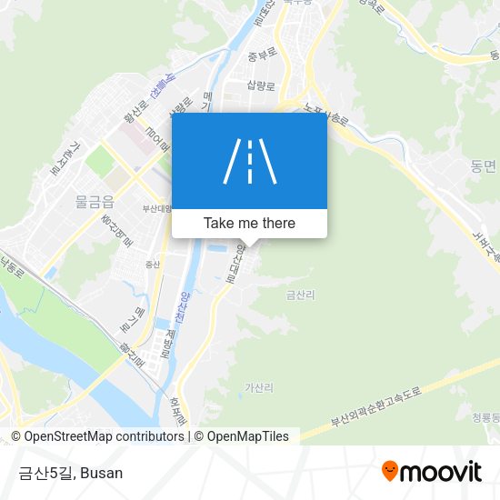금산5길 map