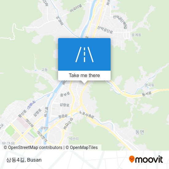 삼동4길 map