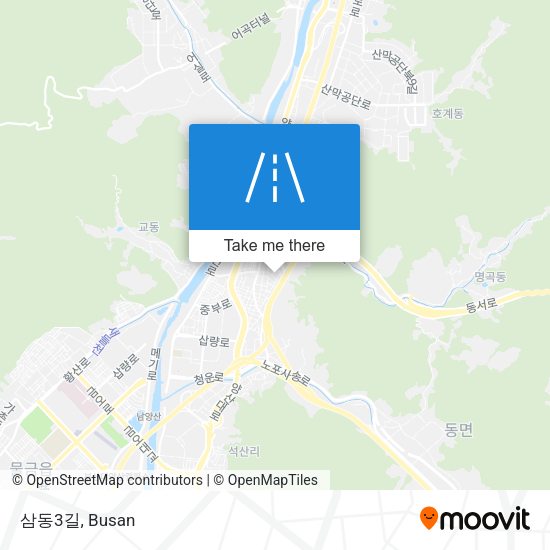 삼동3길 map