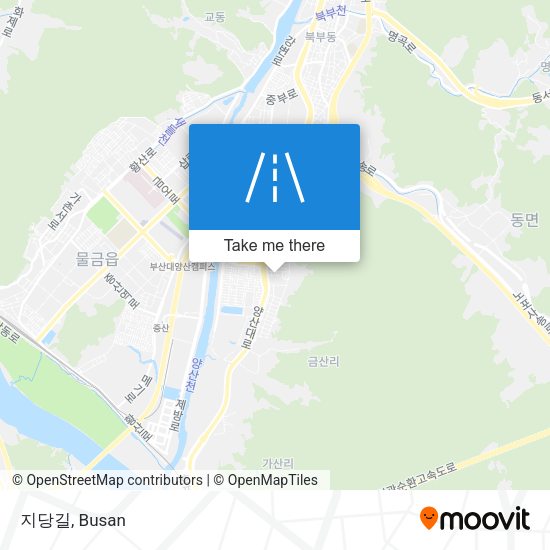 지당길 map