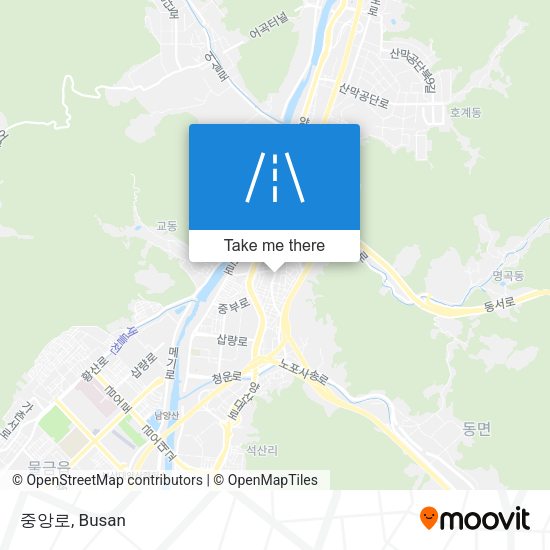 중앙로 map