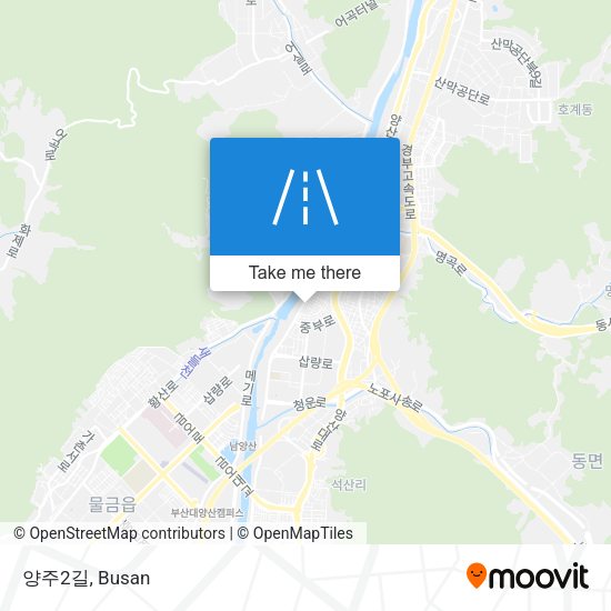 양주2길 map