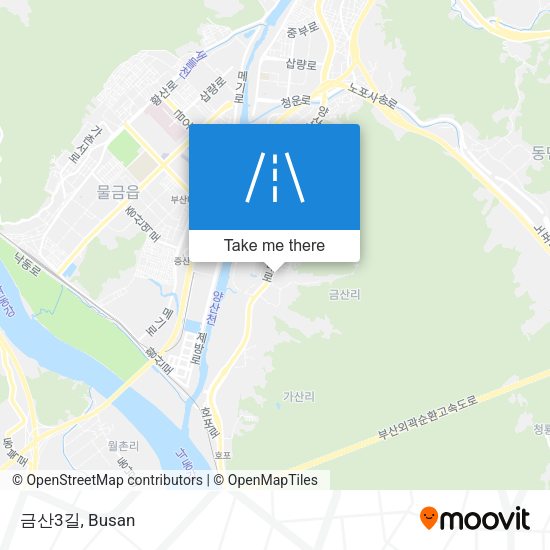 금산3길 map